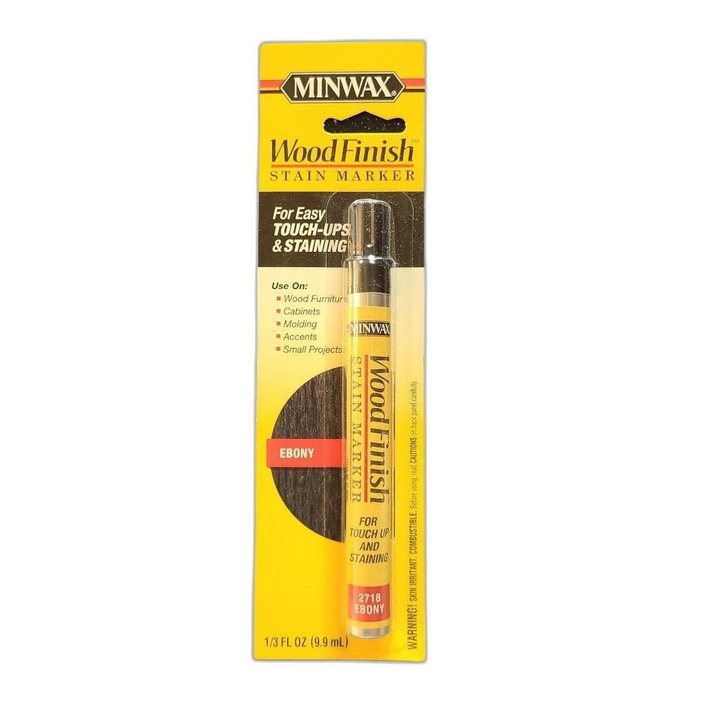 Minwax Wood Finish Stain Marker - 2718 Ebony - NWT, NIB